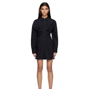 Alexander Wang  Black Button-Up Minidress size 4